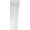 Ekena Millwork 5 1/2-in. W x 12-in. D x 20-in. H Thorton Architectural Grade PVC Knee Brace BRCP055X12X20THR - alternate 3